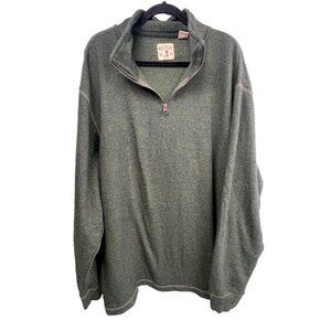 Red Head Brand Company 1/4 Zip Pullover Men's Green Size 2XL
